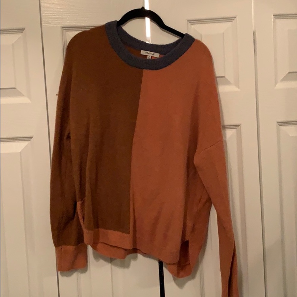 Madewell Color Block Sweater